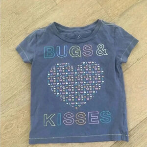 PEEK Nordstrom Bugs and Hugs T Shirt Blue Size XS (2/3)